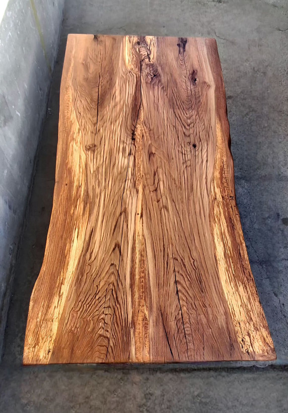 میز نهارخوری ۸ نفره روستیک چوب بلوط